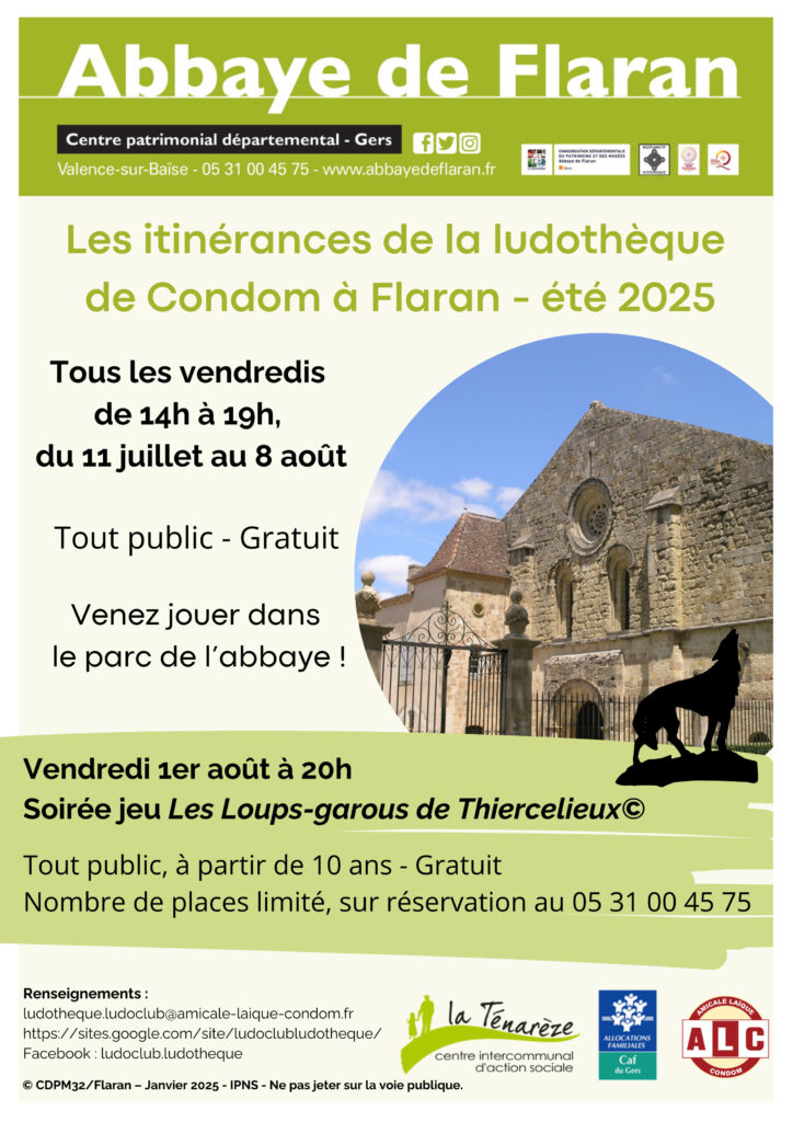 Venez jouer à Flaran : la Ludothèque et nous !